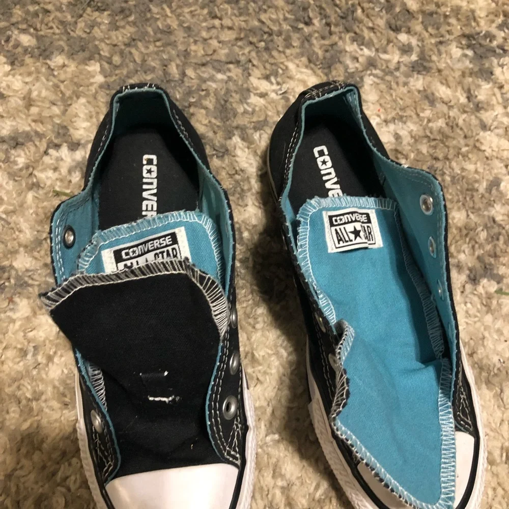 Converse All Star Black & Teal - Picture 6 of 7